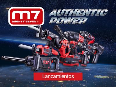Nueva línea de Herramientas a Batería de M7 Mighty-Seven!